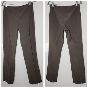 Peace Of Cloth green Pants. Split ankle back. Side zip. Size 4